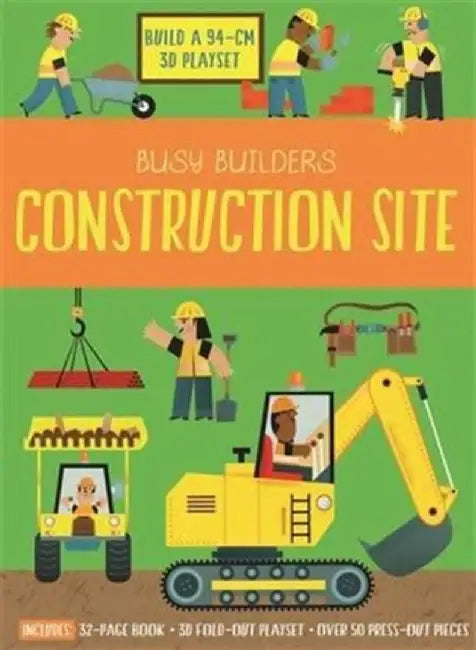 Busy Builders Construction Site by Chris Oxlade