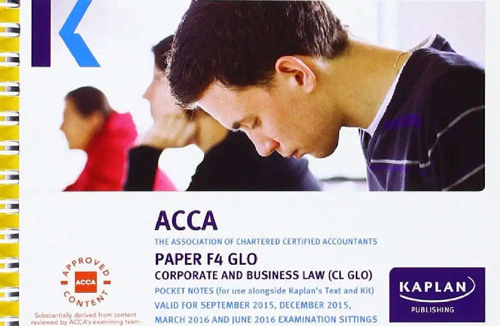F4 Corporate And Business Law (Global) - Pocket Notes by No Author