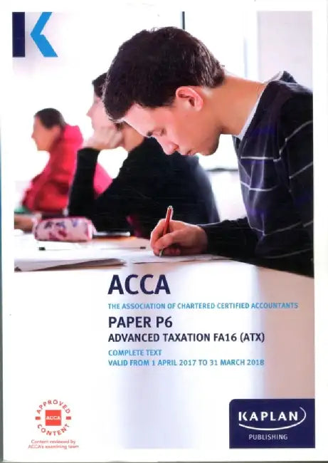 P6 Advanced Taxation Atx Fa16 by No Author