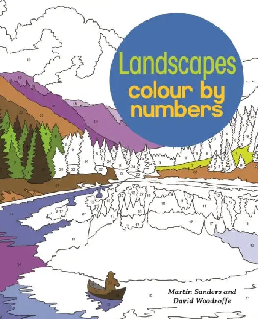 Landscapes Colour by Numbers by David Woodroffe