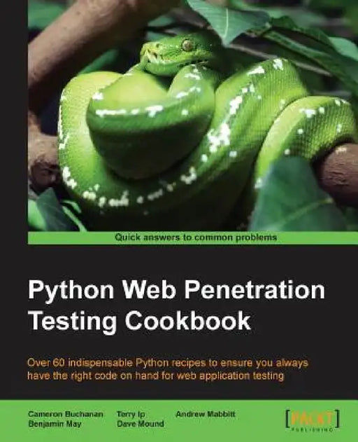 Python Web Penetration Testing Cookbook by Cameron Buchanan, Dave Mound, Benjamin May