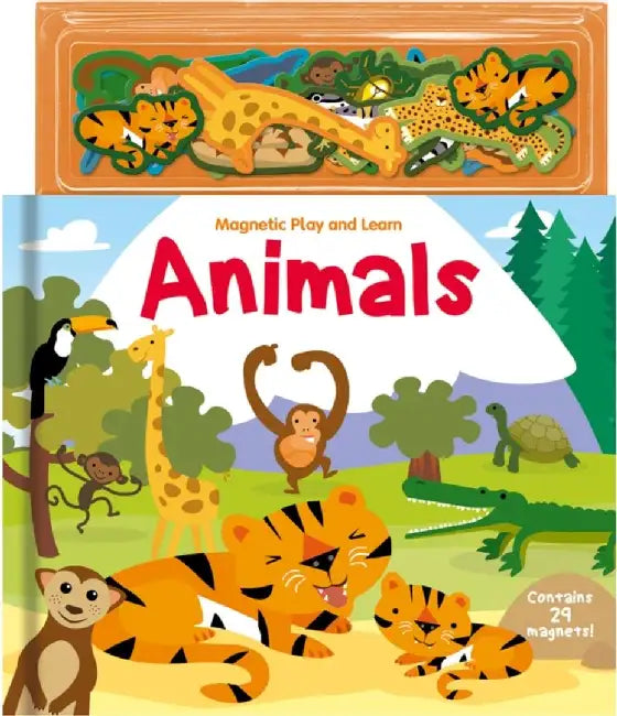 Magnetic Play and Learn Animals by Nat Lambert