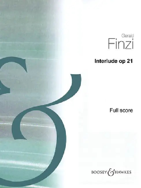 Interlude, Op. 21: Full Score by Gerald Finzi