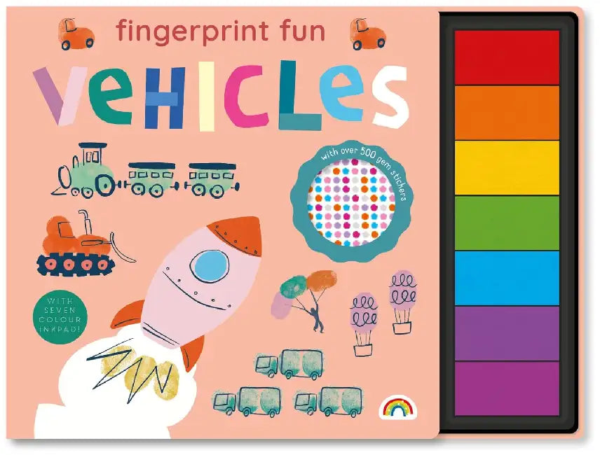 Fingerprint Fun - Vehicles by Philip Dauncey