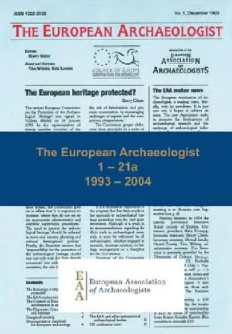 The European Archaeologist: 1 – 21a by Henry Cleere