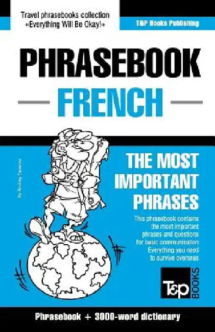 English-French phrasebook and 3000-word topical vocabulary by Andrey Taranov