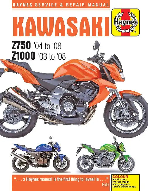 Kawasaki Z750 & Z1000, '03-'08 by Haynes Publishing
