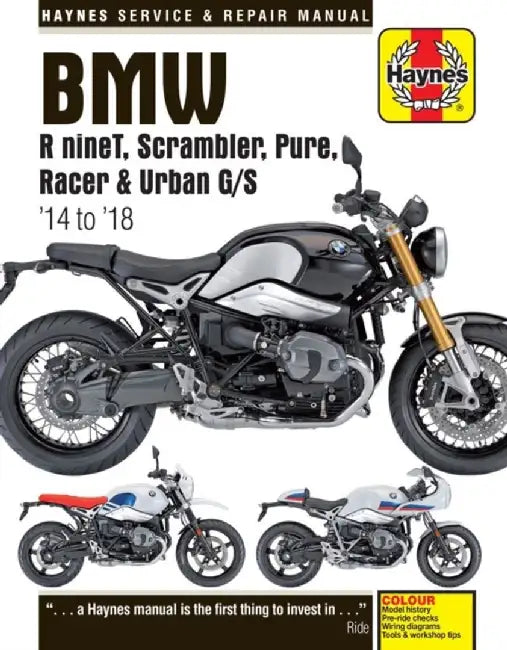 BMW Rninet, '14-'17 by Haynes Publishing