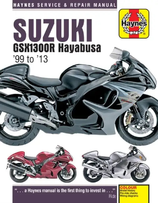 Suzuki Gsx1300r Hayabusa, '99-'13 by Haynes Publishing