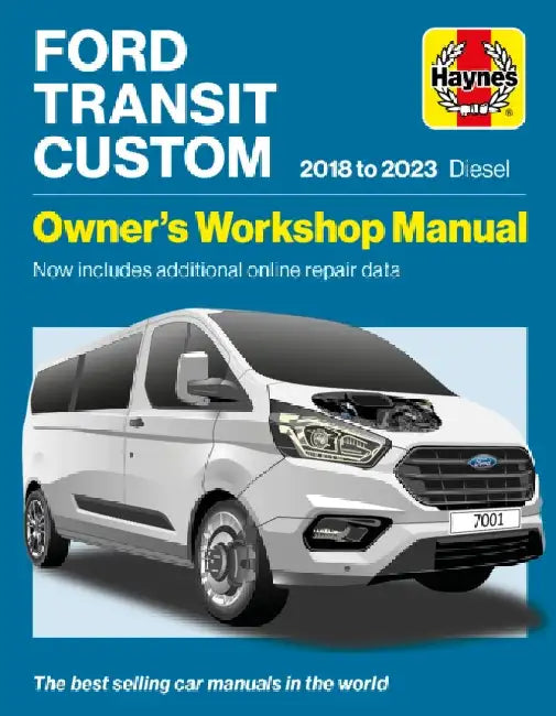 Ford Transit Tourneo Custom 2018-2023 Diesel: Owners Workshop Manual - Now includes additional online repair data by Haynes Group Ltd