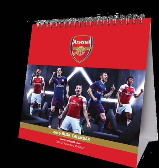 Arsenal Desk Easel Official 2019 Calendar - Desk Easel Format