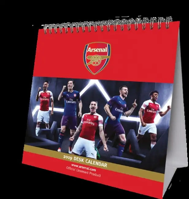 Arsenal Desk Easel Official 2019 Calendar - Desk Easel Format