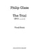 The Trial: Vocal Score by Franz Kafka, Philip Glass