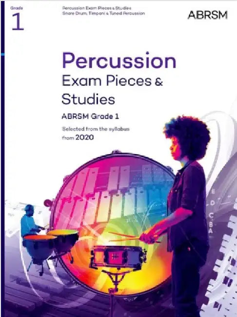 Percussion Exam Pieces & Studies, ABRSM Grade 1: Selected from the syllabus from 2020 by ABRSM