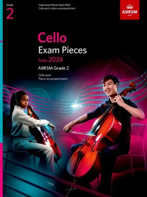Cello Exam Pieces from 2024, ABRSM Grade 2, Cello Part & Piano Accompaniment by ABRSM
