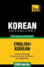 Korean vocabulary for English speakers - 7000 words by Andrey Taranov