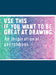 Use This If You Want to Be Great at Drawing: An Inspirational Sketchbook by Henry Carroll
