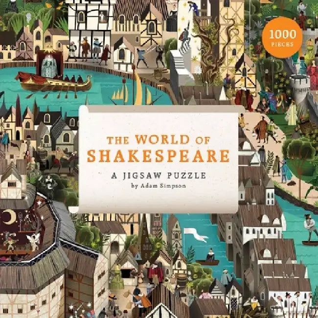 The World of Shakespeare 1000 Piece Puzzle: 1000 Piece Jigsaw Puzzle by Adam Simpson