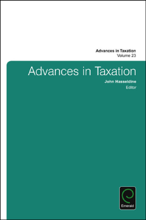 Advances in Taxation by John Hasseldine