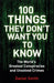 100 Things They Don't Want You To Know by Daniel Smith