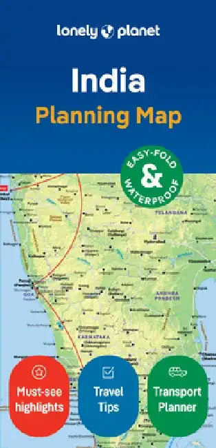 Lonely Planet India Planning Map 2 by Lonely Planet