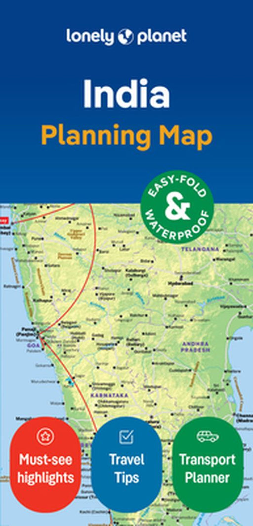 Lonely Planet India Planning Map 2 by Lonely Planet