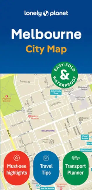 Lonely Planet Melbourne City Map 2 by Lonely Planet