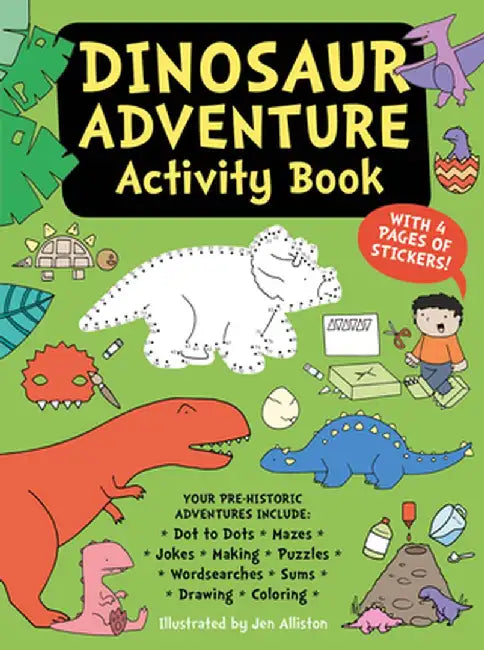 Dinosaur Adventure Activity Book by Jen Alliston
