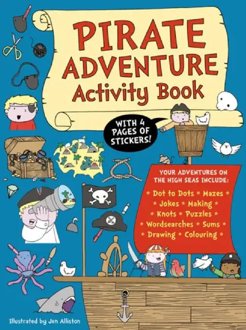 Pirate Adventure Activity Book by Jen Alliston