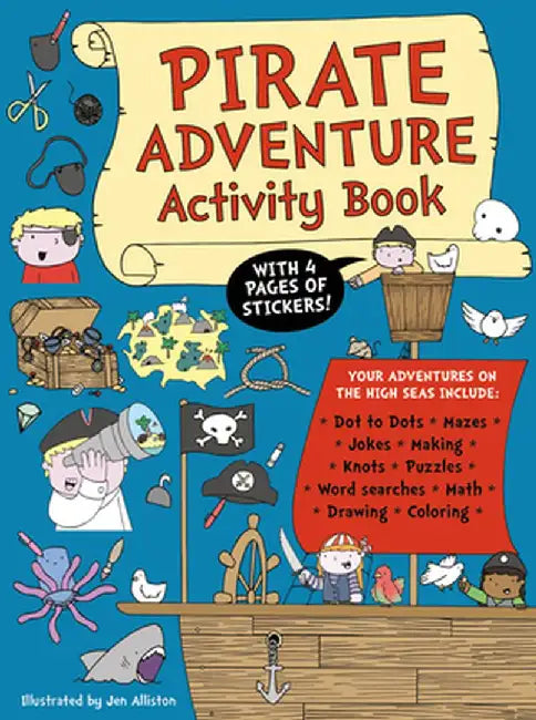 Pirate Adventure Activity Book by Jen Alliston