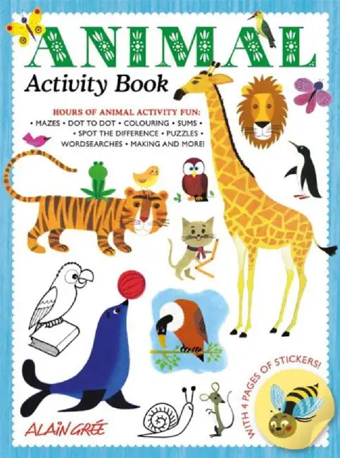 Animal Activity Book by Alain Gree