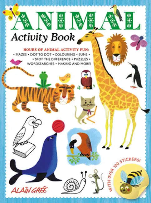 Animal Activity Book by Gree Alain