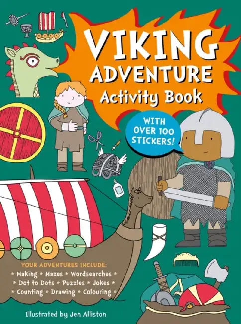 Viking Adventure Activity Book by Jen Alliston