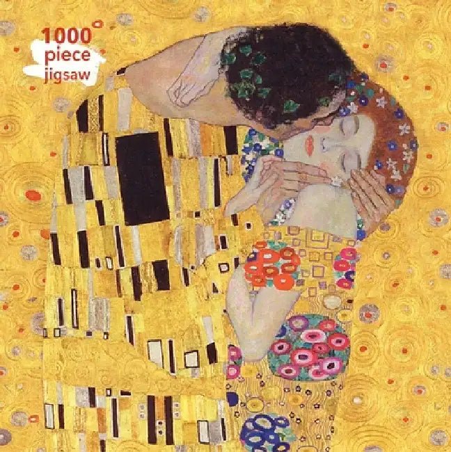 Klimt: The Kiss Jigsaw: 1000 Piece Jigsaw by Flame Tree Studio