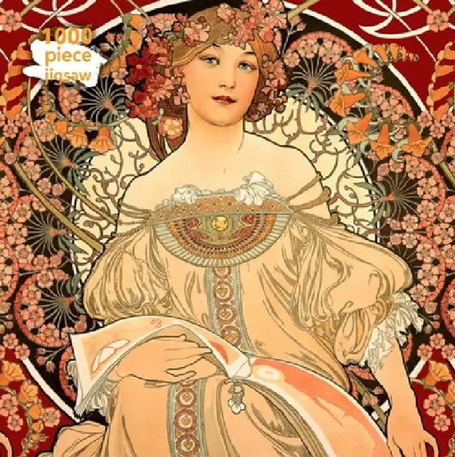 Adult Jigsaw Puzzle Alphonse Mucha: Reverie: 1000-Piece Jigsaw Puzzles by Flame Tree Studio