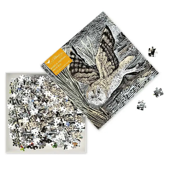 Adult Jigsaw Angela Harding: Marsh Owl: 1000 Piece Jigsaw by Flame Tree Studio