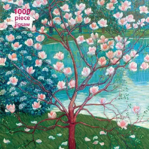 Adult Jigsaw Puzzle Wilhelm List: Magnolia Tree: 1000-Piece Jigsaw Puzzles by Flame Tree Studio