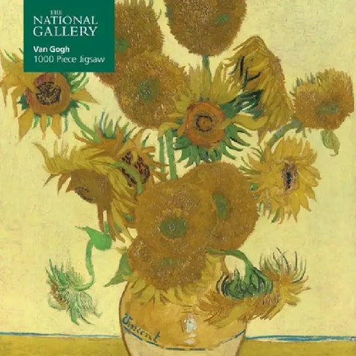 Adult Jigsaw National Gallery: Vincent Van Gogh, Sunflowers: 1000 Piece Jigsaw by Flame Tree Studio
