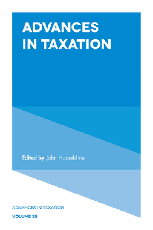 Advances in Taxation by John Hasseldine
