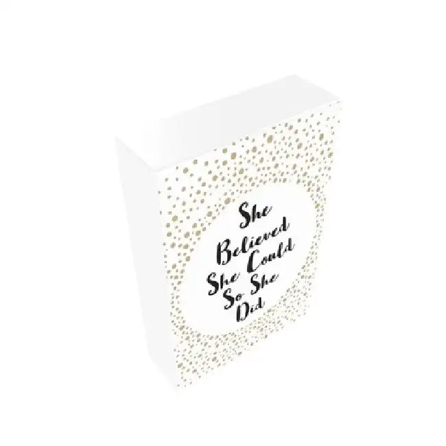She Believed She Could So She Did: 52 Beautiful Cards of Inspiring Quotes and Empowering Affirmations by Summersdale