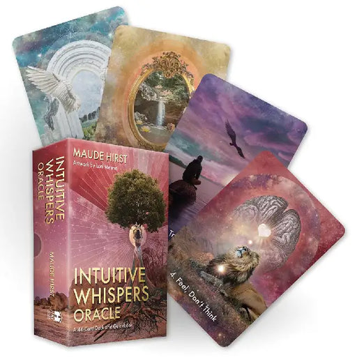Intuitive Whispers Oracle: A 44-Card Deck and Guidebook by Maude Hirst