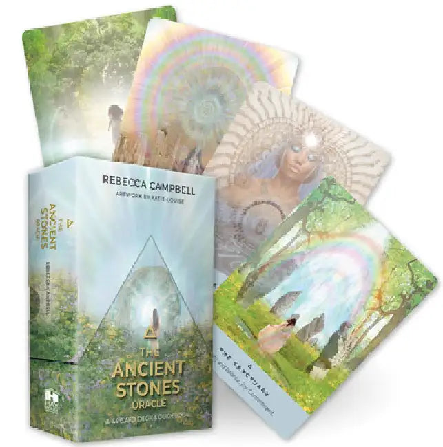 The Ancient Stones Oracle: A 44-Card Deck and Guidebook by Rebecca Campbell