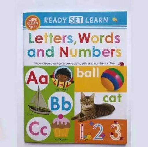 Ready Set Learn Workbooks: Letters, Words And Numbers by Dawn Machell
