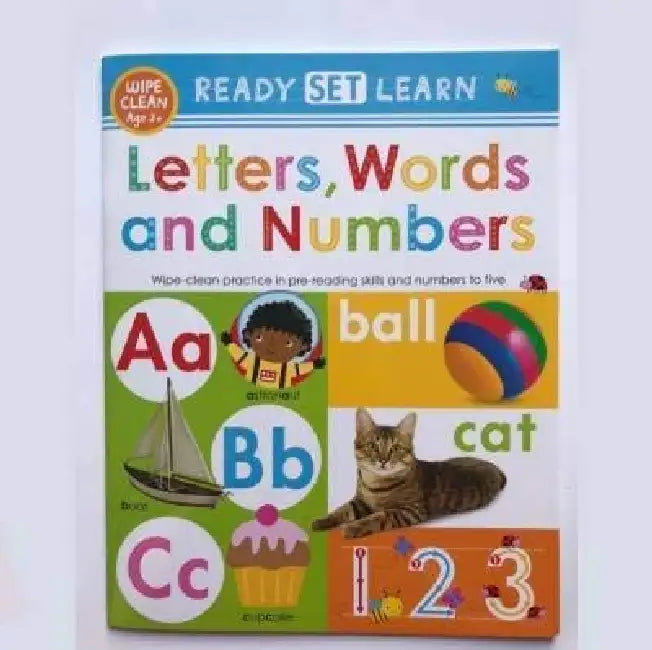 Ready Set Learn Workbooks: Letters, Words And Numbers by Dawn Machell