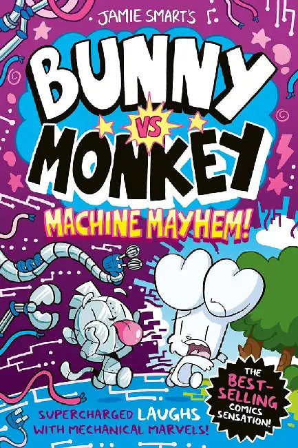 Bunny vs Monkey: Machine Mayhem (a Phoenix Comic Book, from the million-selling Jamie Smart, Illustrator of the Year) by Jamie Smart