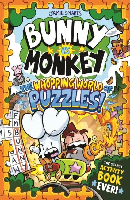 Bunny vs Monkey: The Whopping World of Puzzles (a Phoenix Comic Book, from the million-selling Jamie Smart, Illustrator of the Year) by Jamie Smart