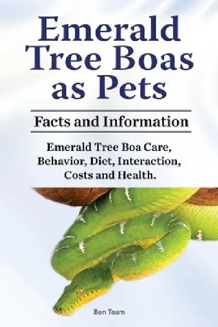 Emerald Tree Boas as Pets. Facts and Information. Emerald Tree Boa Care, Behavior, Diet, Interaction, Costs and Health. by Ben Team