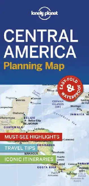 Lonely Planet Central America Planning Map by Lonely Planet