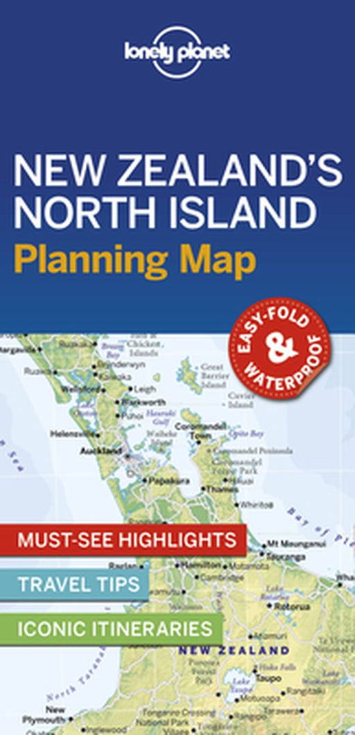 Lonely Planet New Zealand's North Island Planning Map by Lonely Planet