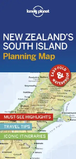 Lonely Planet New Zealand's South Island Planning Map by Lonely Planet